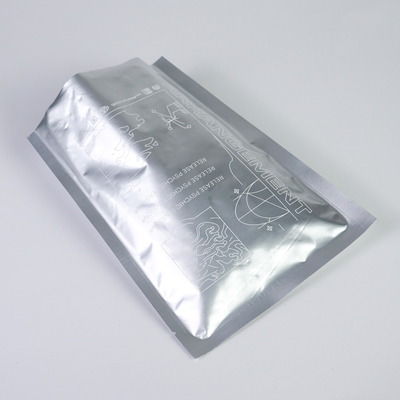 Saco ESD de barreira de umidade Embalagem de vácuo de prata Saco de folha de alumínio ESD
